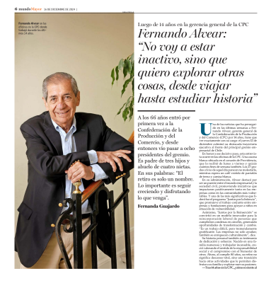 Entrevista a Fernando Alvear Artaza