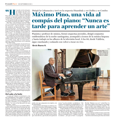 Entrevista a Máximo Pino Oyarzún