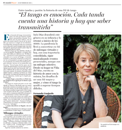 Entrevista a Inés Del Carmen Díaz Larenas