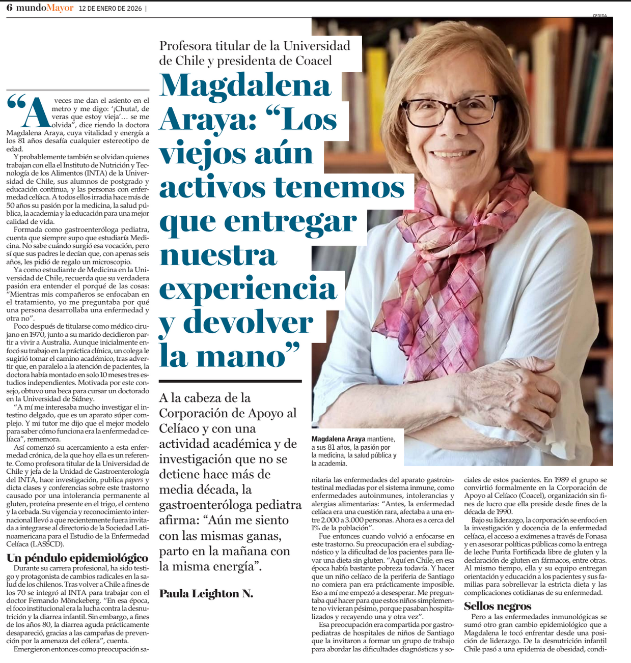Entrevista a Magdalena Araya Quezada