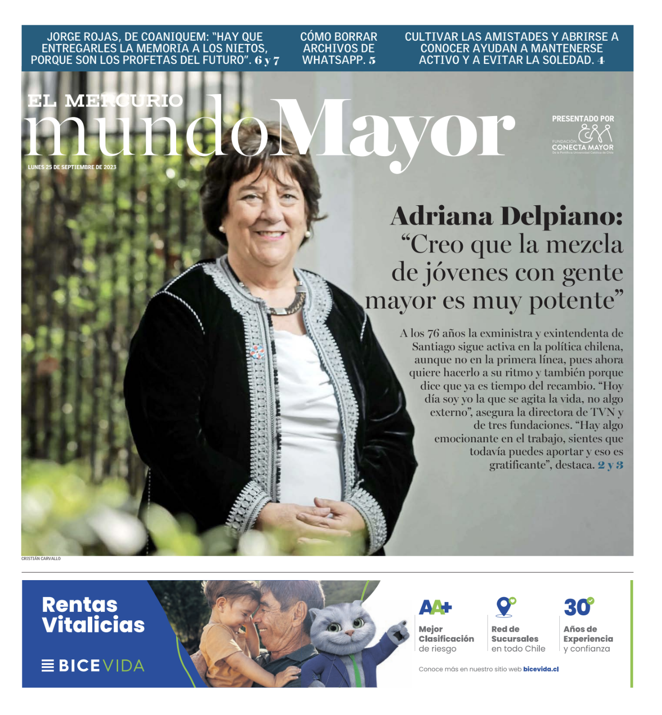 Entrevista a Adriana Delpiano Puelma
