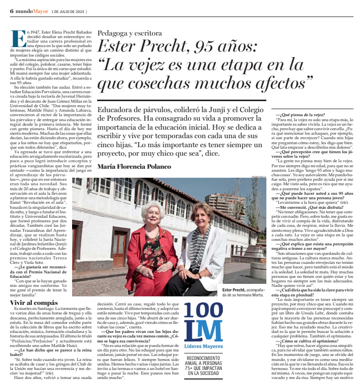 Entrevista a Ester Precht