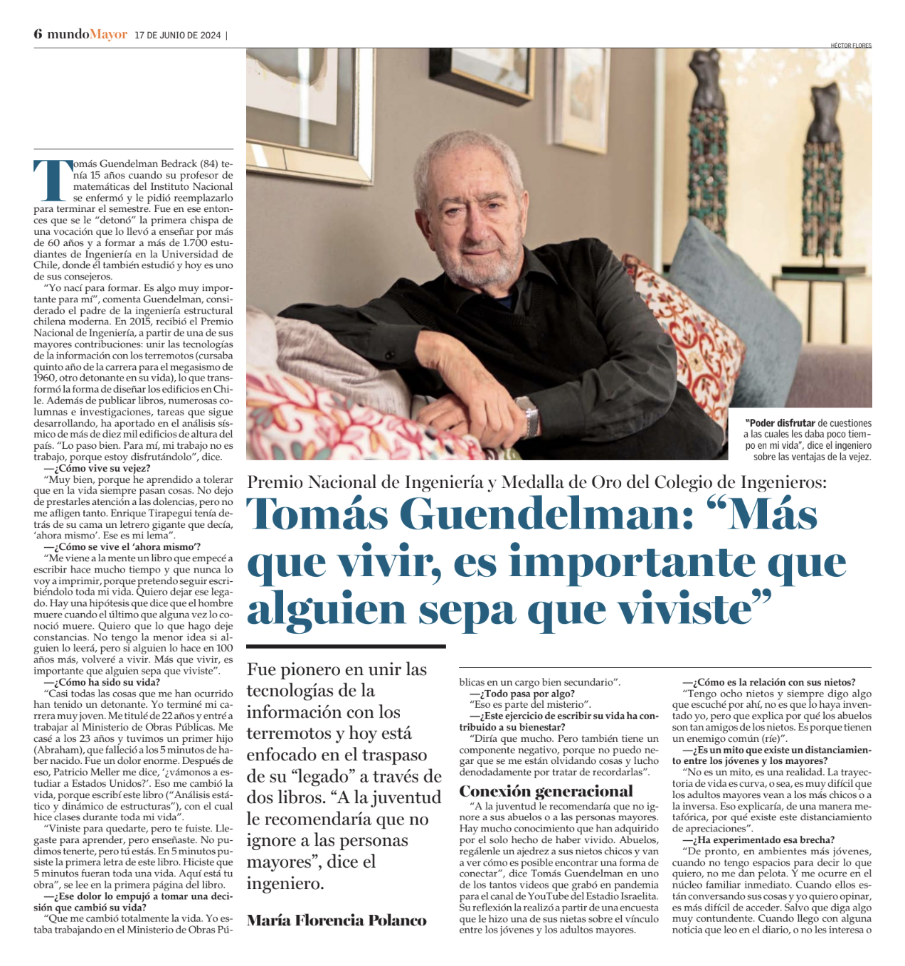 Entrevista a Tomás Guendelman