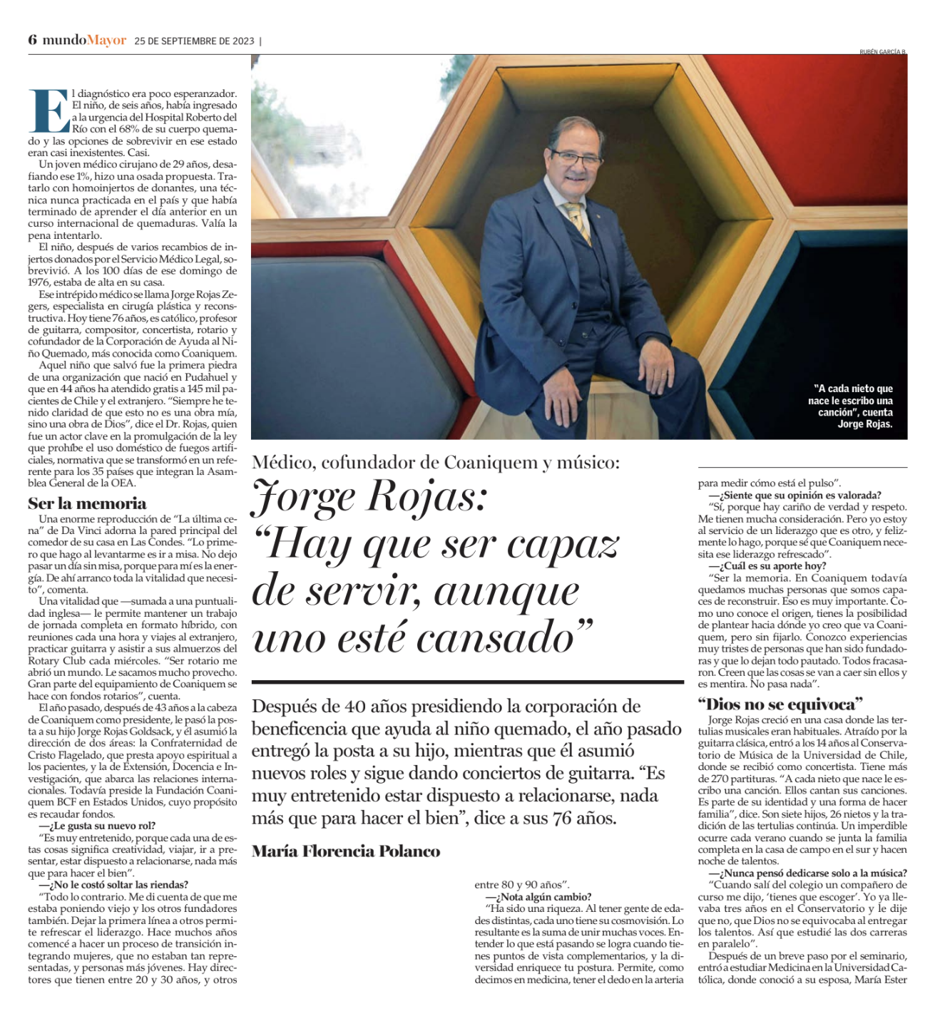 Entrevista a Jorge Rojas Zegers