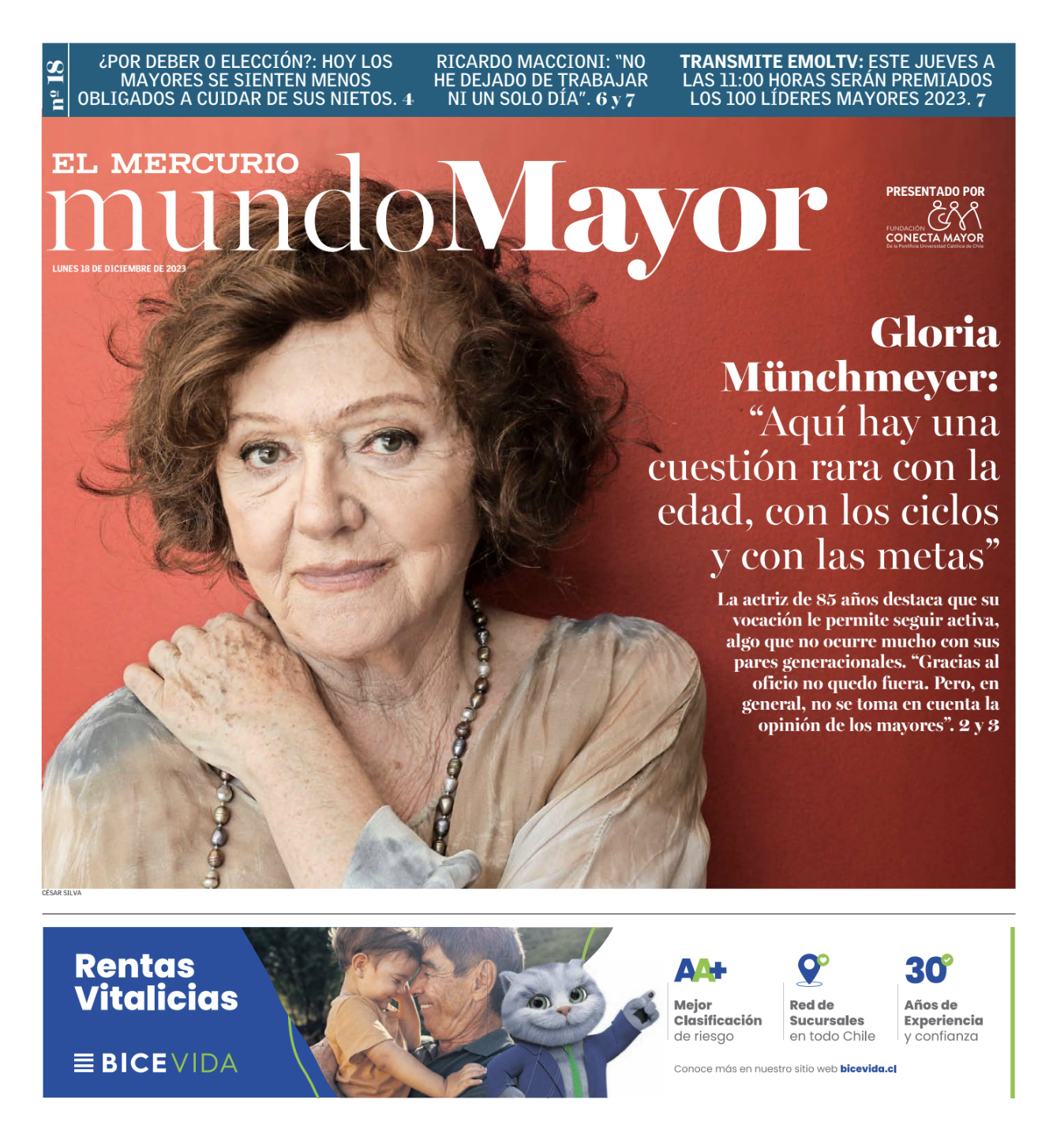 Entrevista a Gloria Münchmeyer Barber