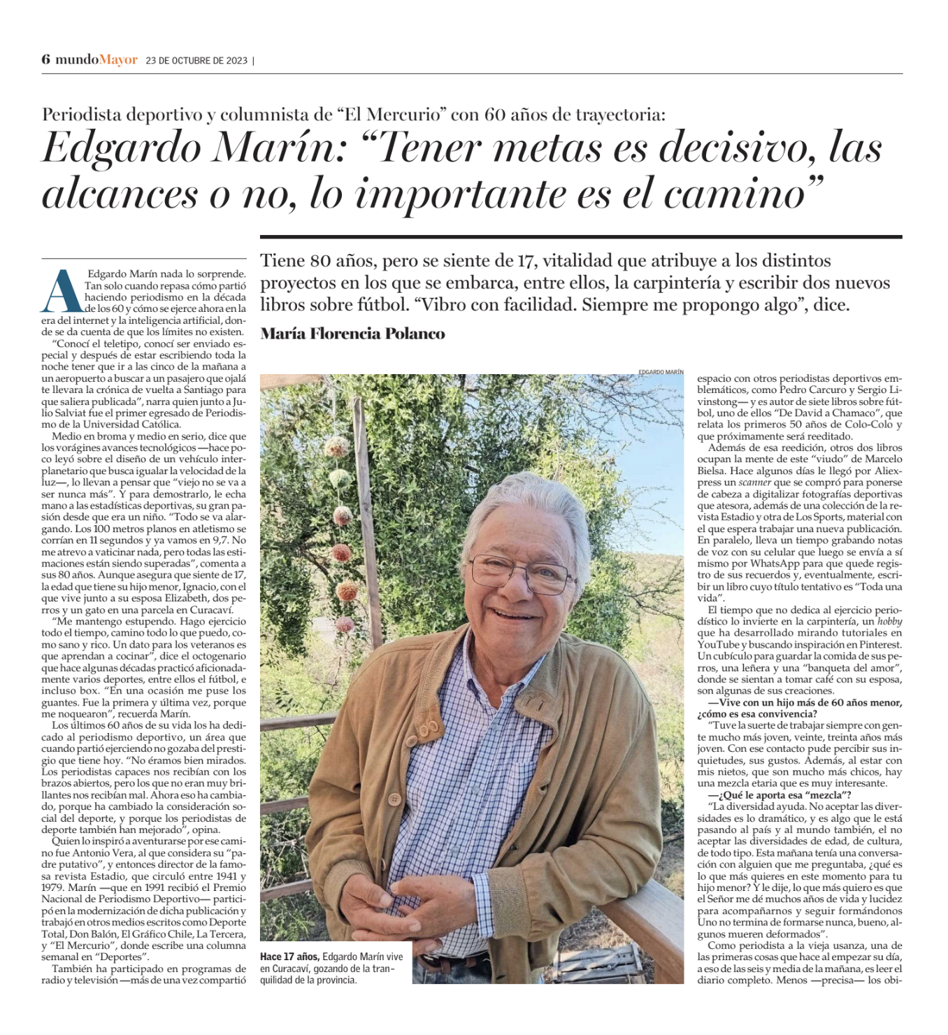 Entrevista a Edgardo Marín Méndez