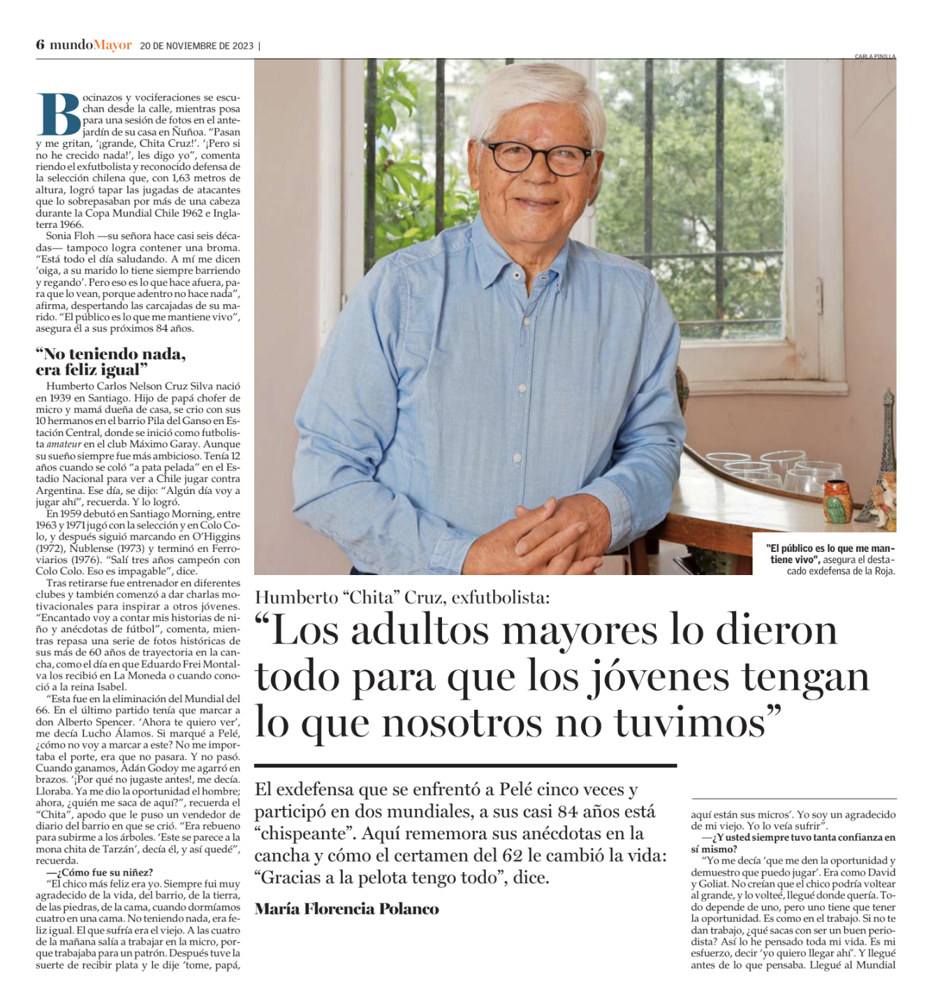 Entrevista a Humberto “Chita” Cruz Silva