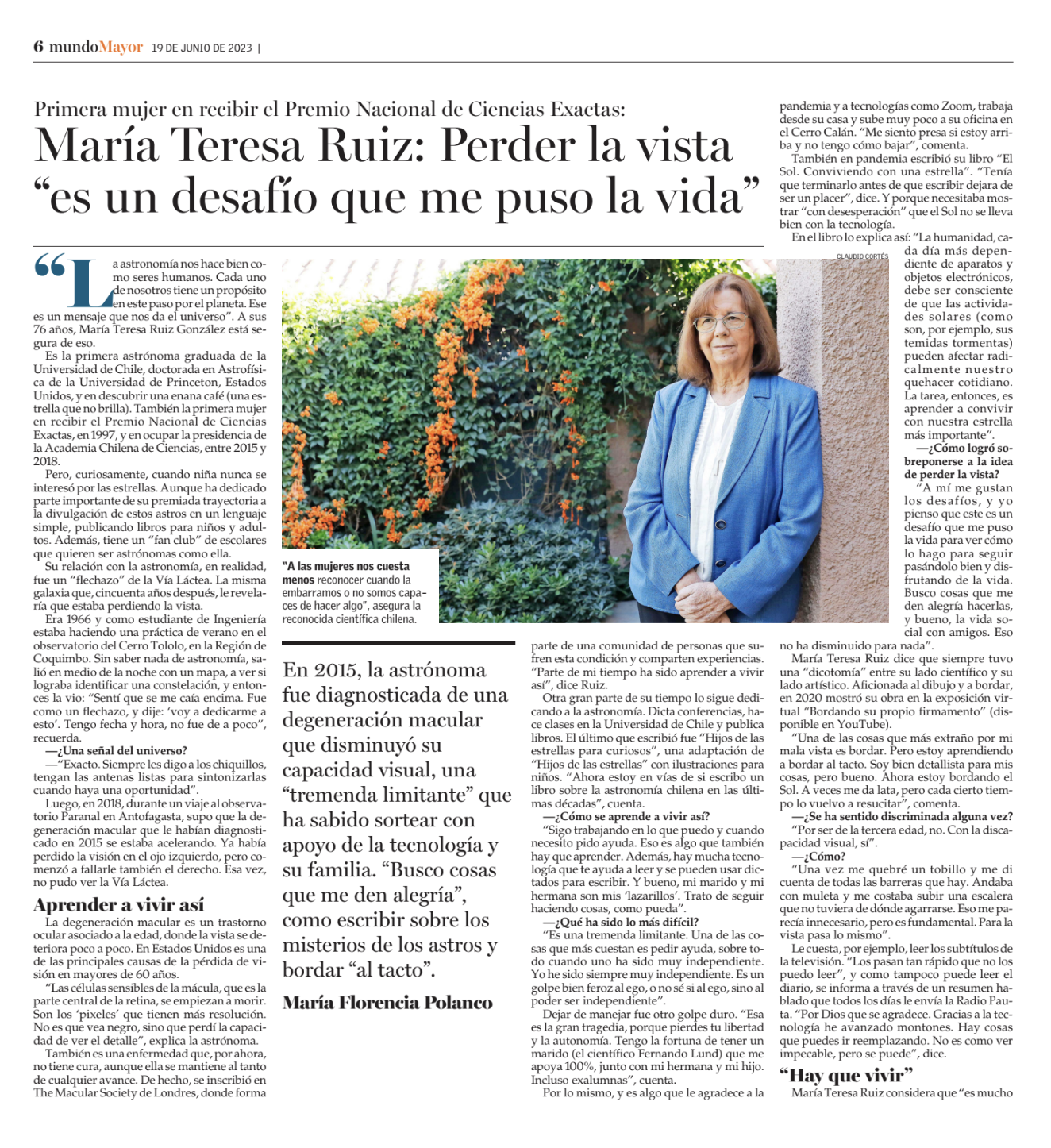 Entrevista a María Teresa Ruiz González